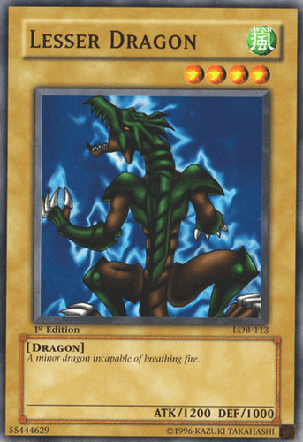 Lesser Dragon - LOB-113 Common Unlimited