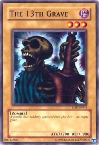 The 13th Grave - LOB-EN014 Common Unlimited