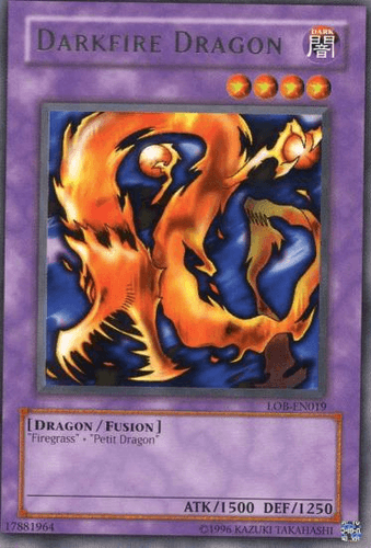 Darkfire Dragon - LOB-EN019 Rare Unlimited