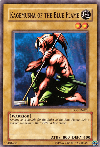 Kagemusha of the Blue Flame - LOB-EN028 Common Unlimited