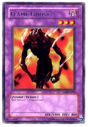 Flame Ghost - LOB-EN029 Rare Unlimited