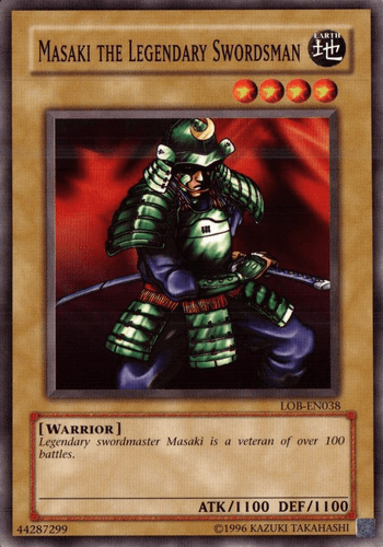 Masaki the Legendary Swordsman - LOB-EN038 Common Unlimited