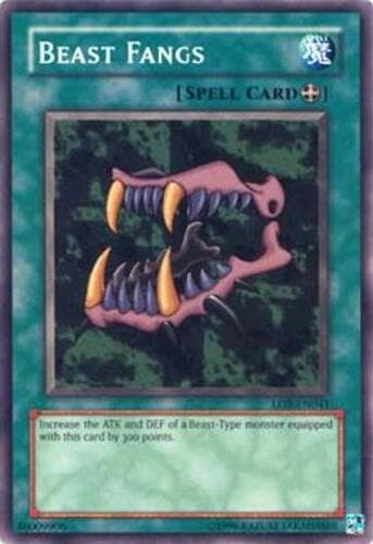 Beast Fangs - LOB-EN041 Common Unlimited