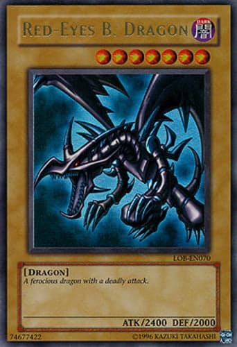 Red-Eyes Black Dragon - LOB-EN070 Ultra Rare Unlimited