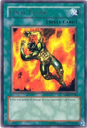 Final Flame - LOB-EN100 Rare Unlimited