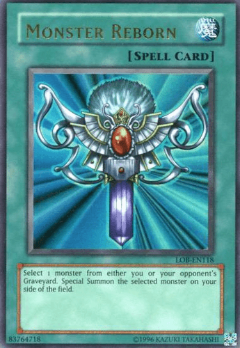 Monster Reborn - LOB-EN118 Ultra Rare Unlimited
