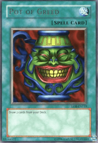 Pot of Greed - LOB-EN119 Rare Unlimited
