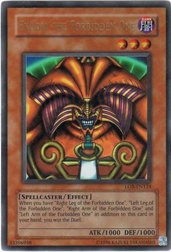 Exodia the Forbidden One - LOB-EN124 Ultra Rare Unlimited