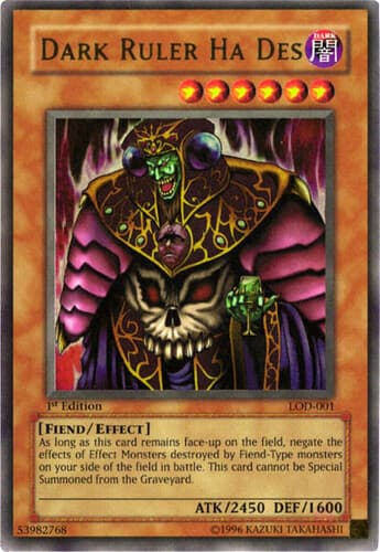 Dark Ruler Ha Des - LOD-001 Ultra Rare Unlimited