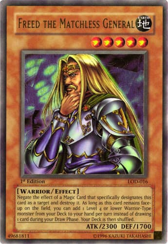 Freed the Matchless General - LOD-016 Ultra Rare Unlimited
