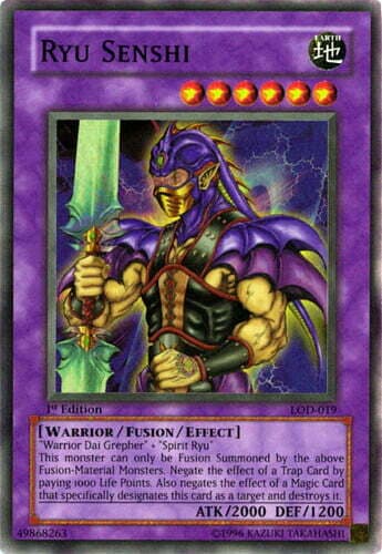 Ryu Senshi - LOD-019 Super Rare Unlimited