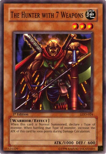 The Hunter with 7 Weapons - LOD-024 Common 1st Edition