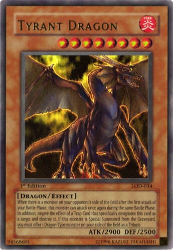 Tyrant Dragon - LOD-034 Ultra Rare Unlimited