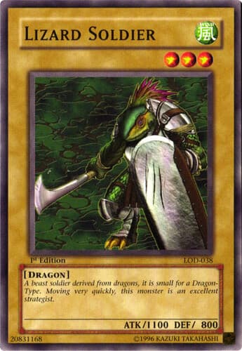 Lizard Soldier - LOD-038 Common 1st Edition