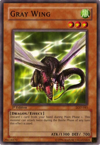 Gray Wing - LOD-041 Common 1st Edition