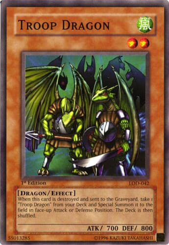 Troop Dragon - LOD-042 Common 1st Edition