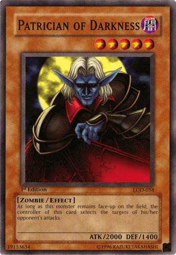 Patrician of Darkness - LOD-058 Common Unlimited