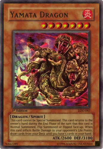 Yamata Dragon - LOD-067 Ultra Rare 1st Edition