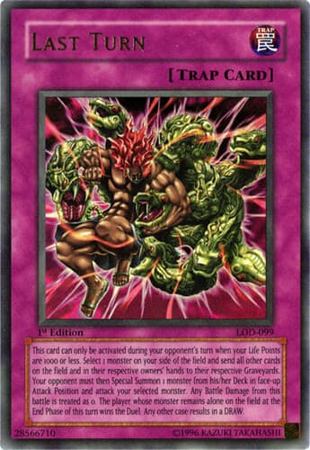 Last Turn - LOD-099 Ultra Rare Unlimited