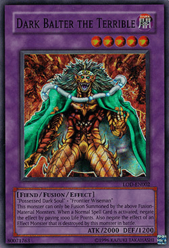 Dark Balter the Terrible - LOD-EN002 Super Rare Unlimited