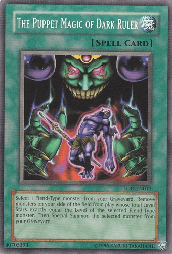 The Puppet Magic of Dark Ruler - LOD-EN013 Common Unlimited