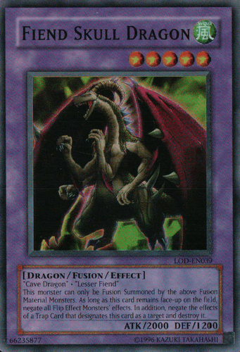 Fiend Skull Dragon - LOD-EN039 Super Rare Unlimited