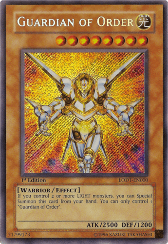 Guardian of Order - LODT-EN000 Secret Rare Unlimited