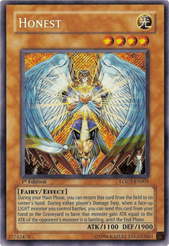 Honest - LODT-EN001 Ghost Rare 1st Edition