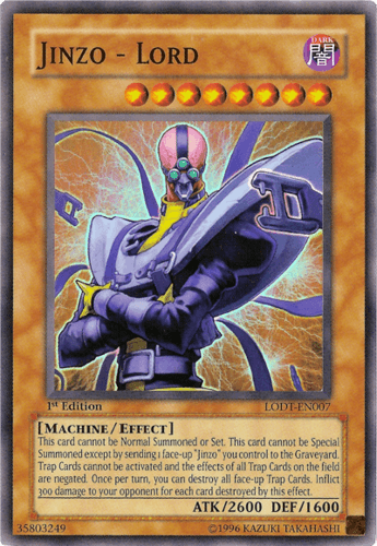 Jinzo - Lord - LODT-EN007 Super Rare Unlimited