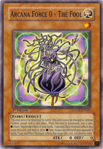Arcana Force 0 - The Fool - LODT-EN008 Common 1st Edition