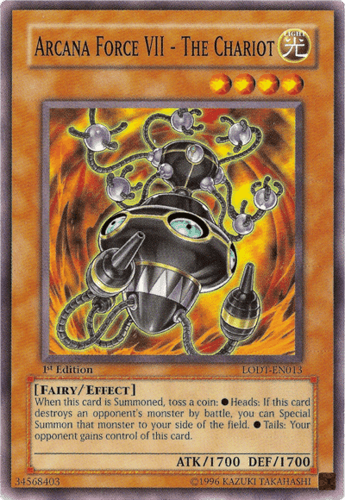 Arcana Force VII - The Chariot - LODT-EN013 Common 1st Edition