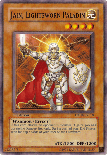 Jain, Lightsworn Paladin - LODT-EN018 Common 1st Edition