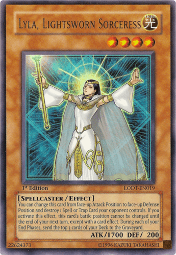 Lyla, Lightsworn Sorceress - LODT-EN019 Ultra Rare 1st Edition