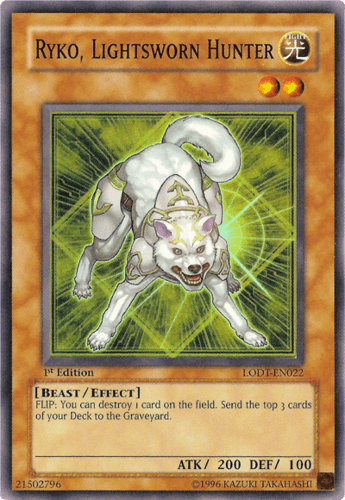 Ryko, Lightsworn Hunter - LODT-EN022 Super Rare Unlimited