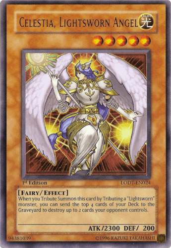 Celestia, Lightsworn Angel - LODT-EN024 Ultra Rare 1st Edition