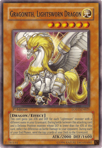 Gragonith, Lightsworn Dragon - LODT-EN025 Common 1st Edition