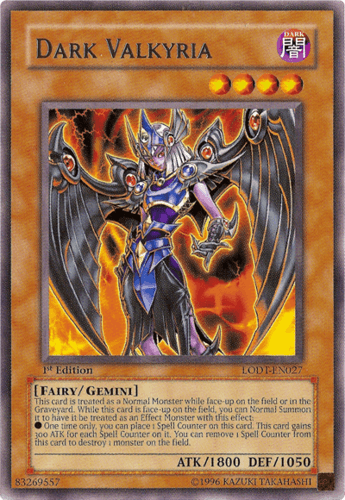 Dark Valkyria - LODT-EN027 Rare 1st Edition