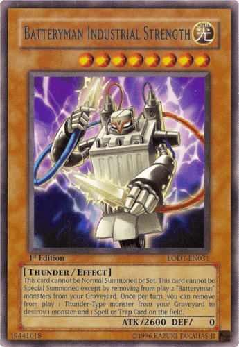 Batteryman Industrial Strength - LODT-EN031 Rare Unlimited