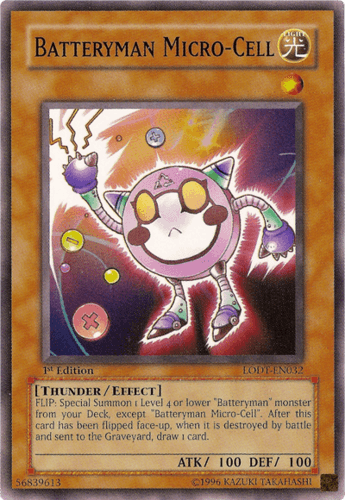 Batteryman Micro-Cell - LODT-EN032 Common 1st Edition