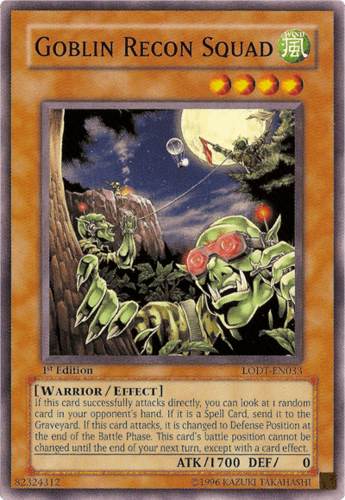 Goblin Recon Squad - LODT-EN033 Common 1st Edition