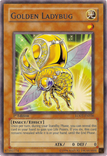 Golden Ladybug - LODT-EN036 Rare Unlimited