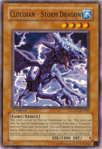 Cloudian - Storm Dragon - LODT-EN040 Common 1st Edition
