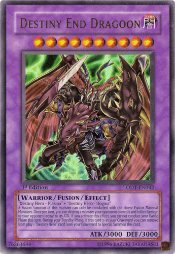 Destiny End Dragoon - LODT-EN042 Ultimate Rare Unlimited