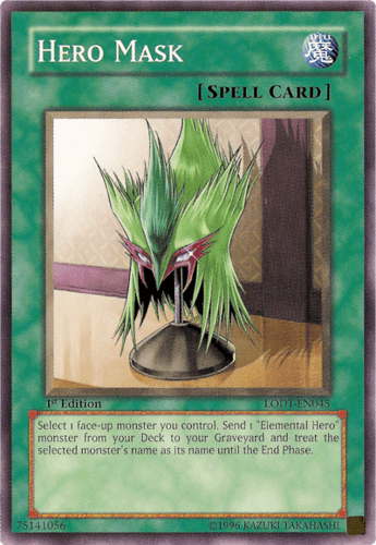 Hero Mask - LODT-EN045 Common 1st Edition