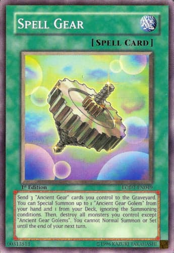 Spell Gear - LODT-EN049 Common 1st Edition