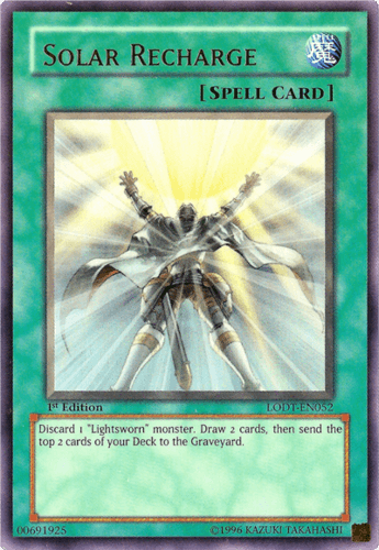 Solar Recharge - LODT-EN052 Ultimate Rare 1st Edition