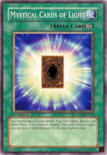 Mystical Cards of Light - LODT-EN058 Common 1st Edition