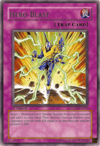 Hero Blast - LODT-EN064 Rare 1st Edition