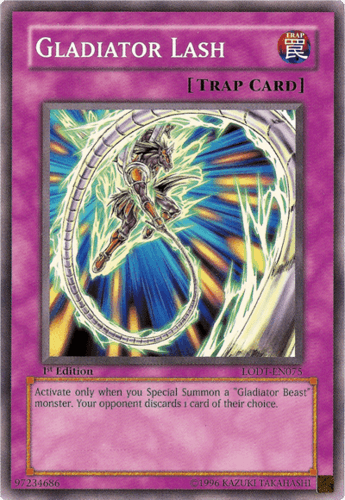 Gladiator Lash - LODT-EN075 Common 1st Edition
