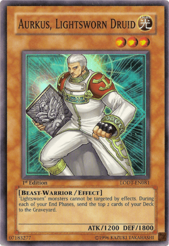 Aurkus, Lightsworn Druid - LODT-EN081 Super Rare Unlimited
